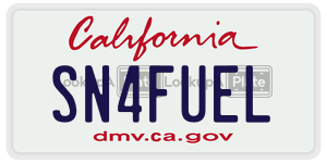 SN4FUEL  license plate in CA