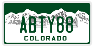 ABTY88 license plate in Colorado