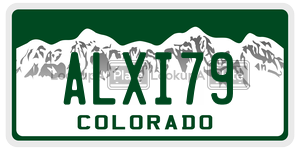 ALXI79  license plate in CO