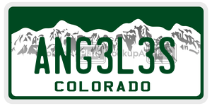 ANG3L3S  license plate in CO