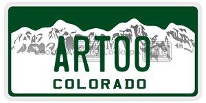ARTOO  license plate in CO
