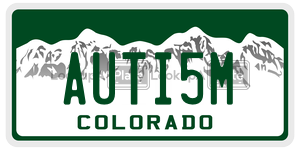 AUTI5M  license plate in CO