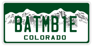 BATMB1E  license plate in CO