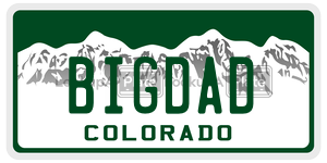 BIGDAD  license plate in CO