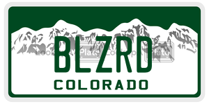 BLZRD  license plate in CO
