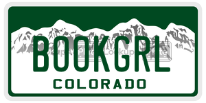 BOOKGRL  license plate in CO