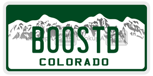 BOOSTD  license plate in CO