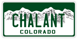 CHALANT  license plate in CO