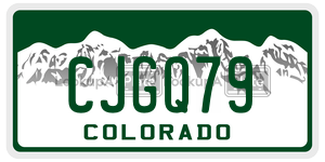CJGQ79  license plate in CO