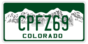 CPFZ69  license plate in CO