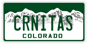 CRNITAS  license plate in CO