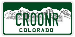 CROONR  license plate in CO
