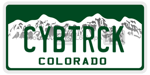 CYBTRCK  license plate in CO