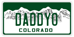 DADDYO  license plate in CO
