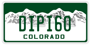 DIPI60  license plate in CO