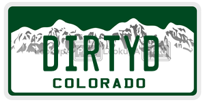 DIRTYD  license plate in CO