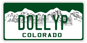 DOLLYP  license plate in CO