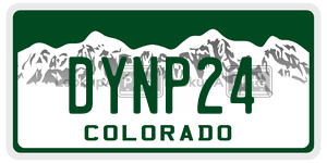 DYNP24  license plate in CO