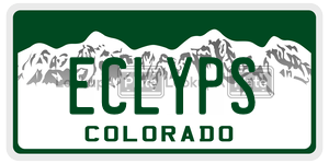 ECLYPS  license plate in CO