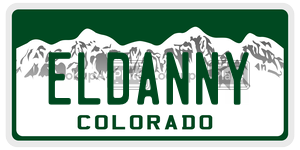 ELDANNY  license plate in CO