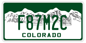F87M2C  license plate in CO