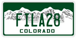 FILA28  license plate in CO