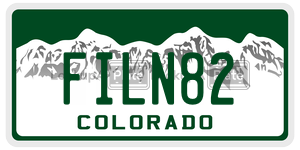 FILN82  license plate in CO