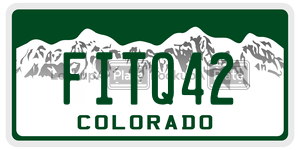 FITQ42  license plate in CO