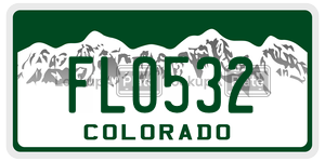 FLO532  license plate in CO
