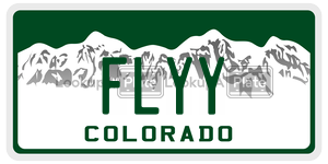 FLYY  license plate in CO