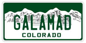 GALAMAD  license plate in CO