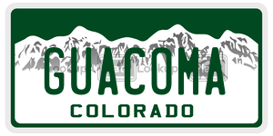 GUACOMA  license plate in CO