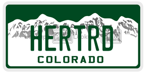HERTRD  license plate in CO