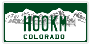 HOOKM  license plate in CO