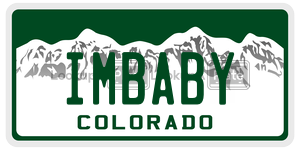 IMBABY  license plate in CO