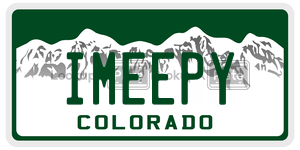 IMEEPY  license plate in CO