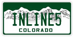 INLINE5  license plate in CO