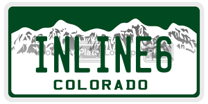 INLINE6  license plate in CO