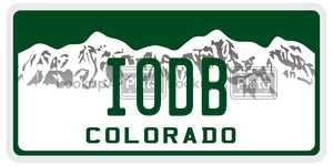 IODB  license plate in CO