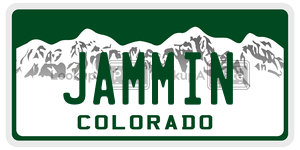 JAMMIN  license plate in CO