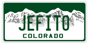 JEFITO  license plate in CO