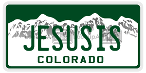 JESUSIS  license plate in CO