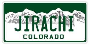 JIRACHI  license plate in CO