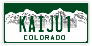 KAIJU1  license plate in CO