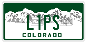 L1PS  license plate in CO
