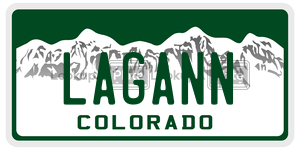 LAGANN  license plate in CO