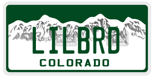 LILBRD license plate in Colorado