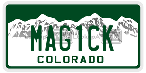 MAG1CK  license plate in CO