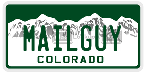 MAILGUY  license plate in CO