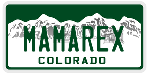 MAMAREX  license plate in CO